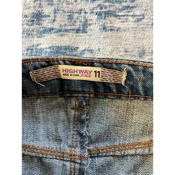 Highway Jeans Distressed Denim Pencil Skirt Size 11 - Picture 3 of 6
